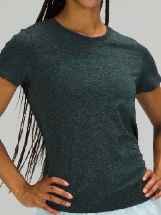 lululemon athletica Tops - Lululemon Swiftly Breathe Relaxed-Fit Top Size 12 Teal Lagoon Color